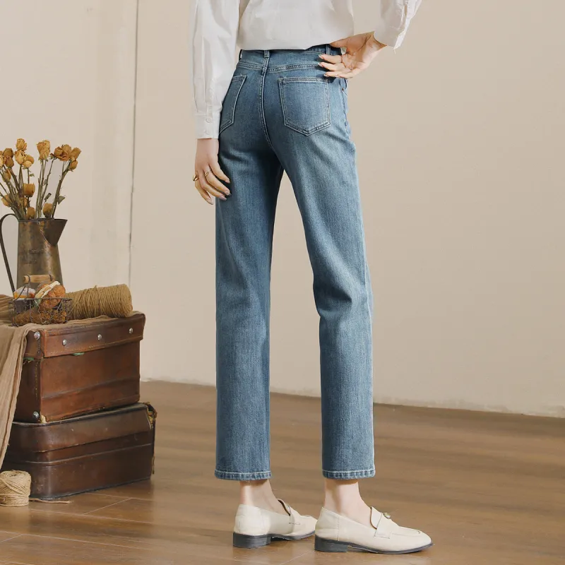 HIPPIEMISS Jeans Women's Vintage Light Blue-4