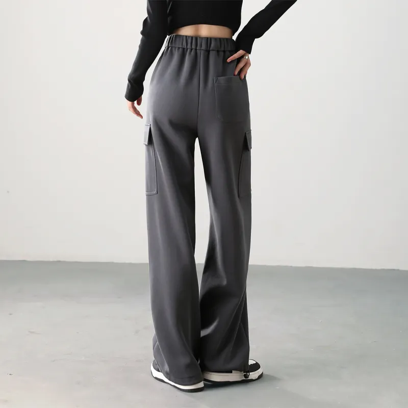 HIPPIEMISS Cargo Pants Women's Gray-6