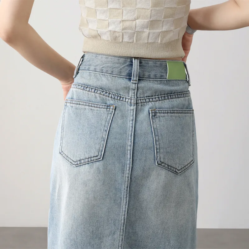 HIPPIEMISS Denim Short Skirts Women's Blue-22