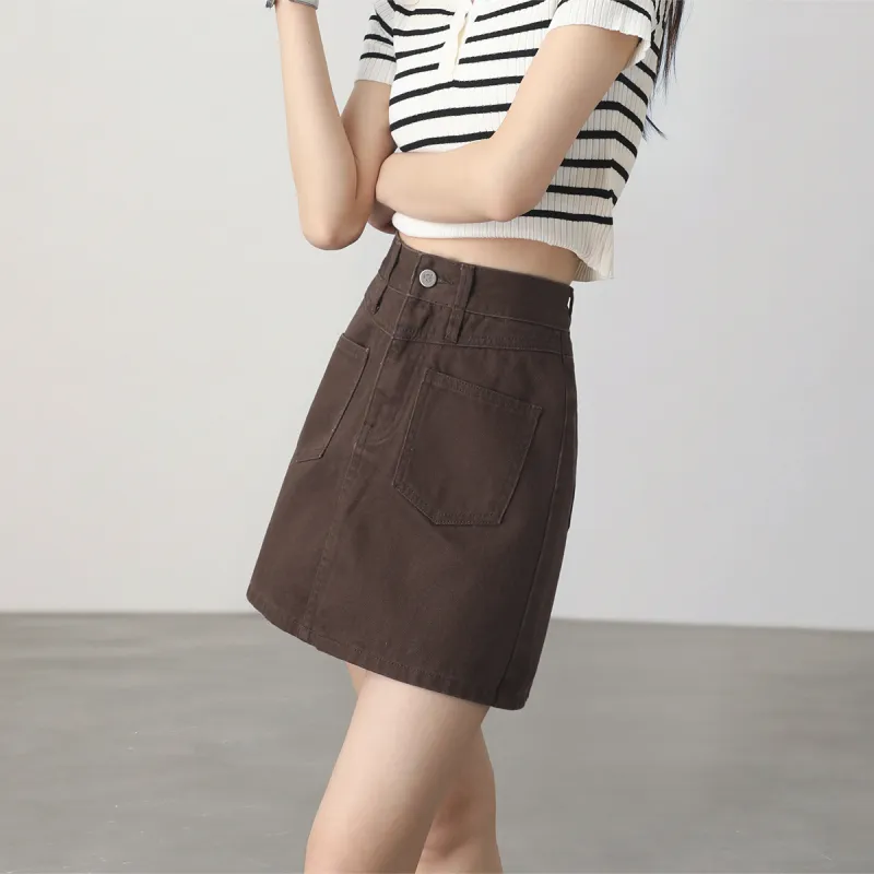 HIPPIEMISS Denim Short Skirts Women's-6