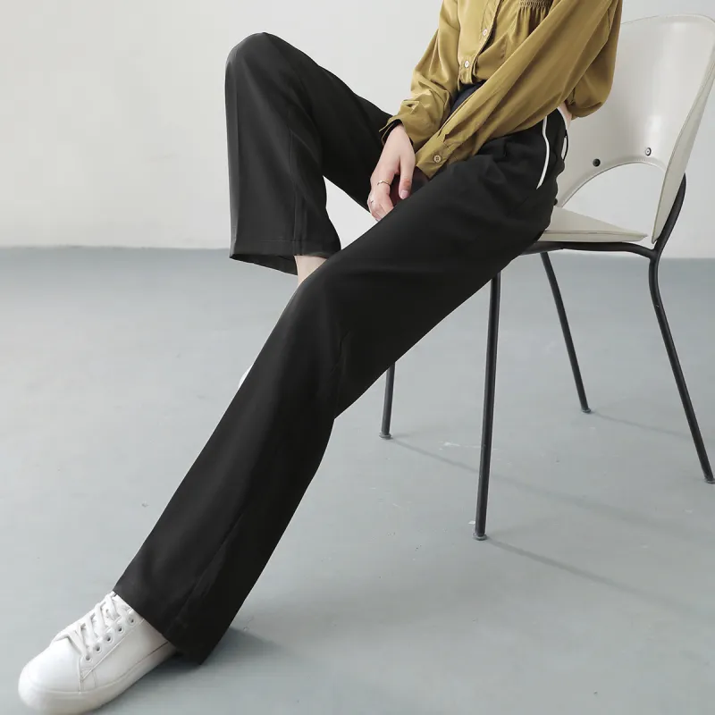 HIPPIEMISS Casual Pants Women's Black-5