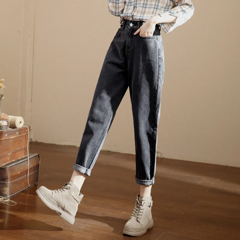 HIPPIEMISS Jeans Women's Gray-3