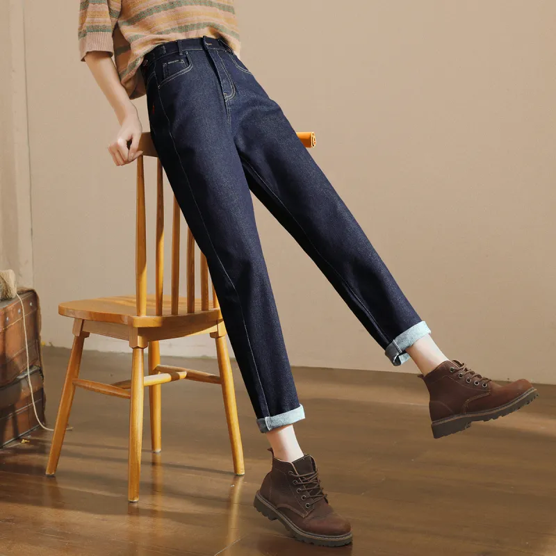 HIPPIEMISS Jeans Women's Black Blue-5