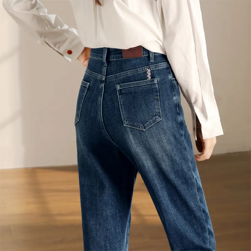 HIPPIEMISS Jeans Women's Vintage Dark Blue-2