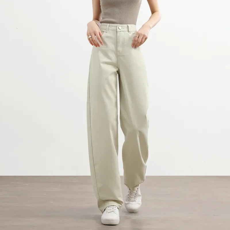 HIPPIEMISS Jeans Women's Green Apricot-3
