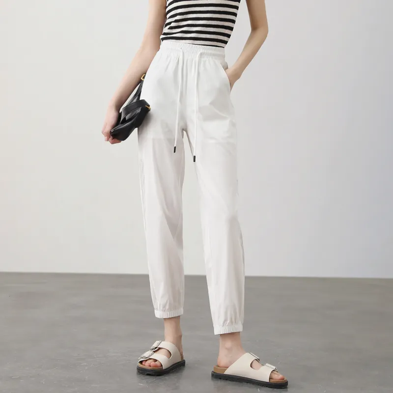 HIPPIEMISS Casual Pants Women's White-3