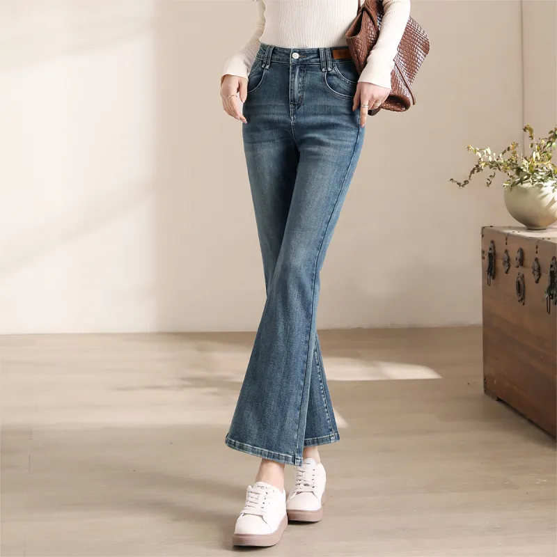 HIPPIEMISS Jeans Women's Vintage Light Blue-5