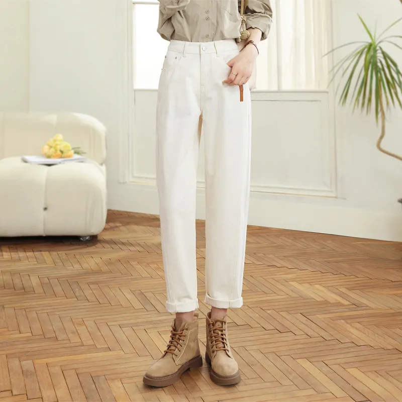 HIPPIEMISS Jeans Women's Apricot-4