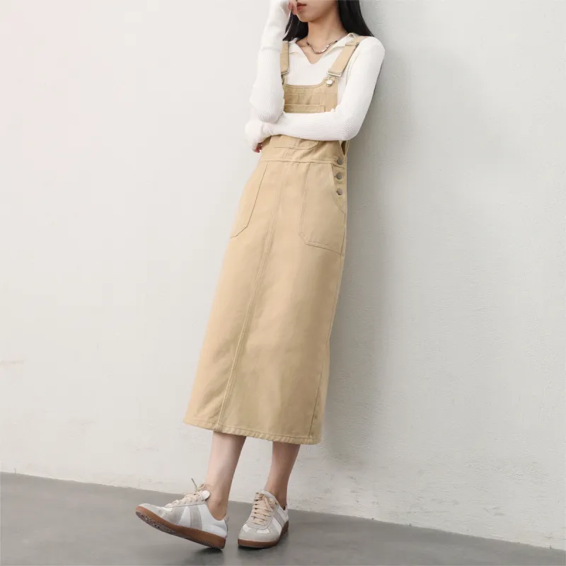 HIPPIEMISS Slip Dress Women's Khaki-6