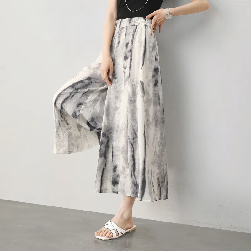 HIPPIEMISS Casual Pants Women's Light Gray-3