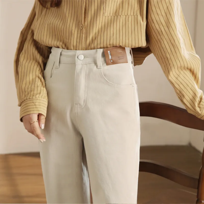 HIPPIEMISS Jeans Women's Apricot Gray-5