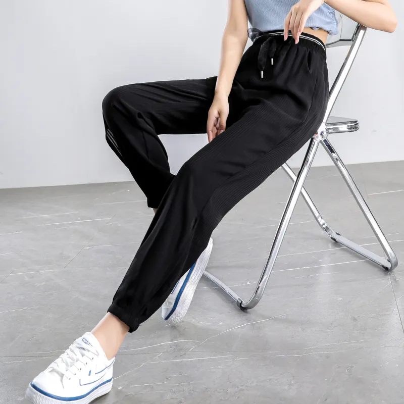 HIPPIEMISS Casual Pants Women's Black-3