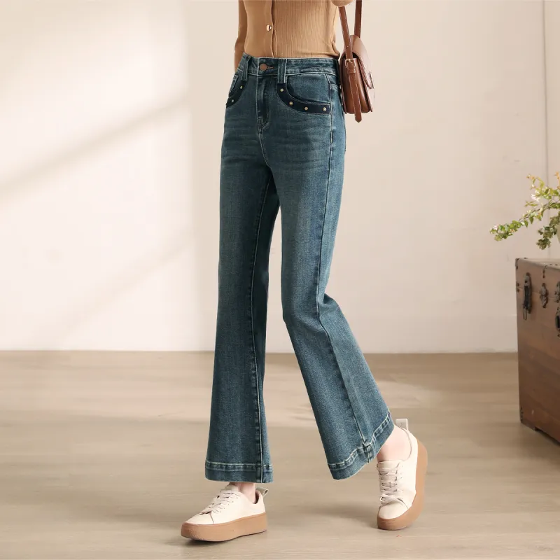 HIPPIEMISS Jeans Women's Vintage Blue-3