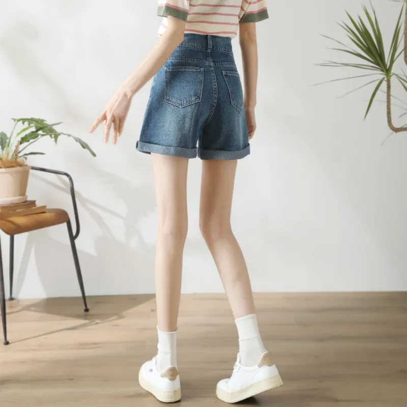 HIPPIEMISS Denim Shorts Women's Blue-6