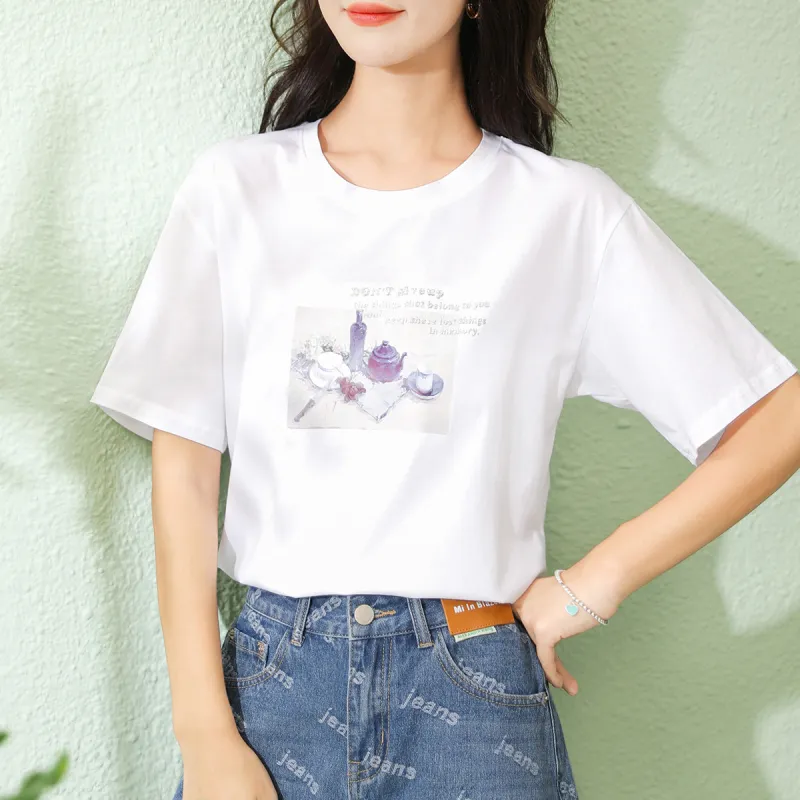 HIPPIEMISS T Shirts Women's White-3
