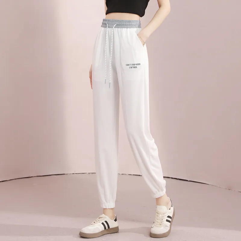 HIPPIEMISS Casual Pants Women's White-3