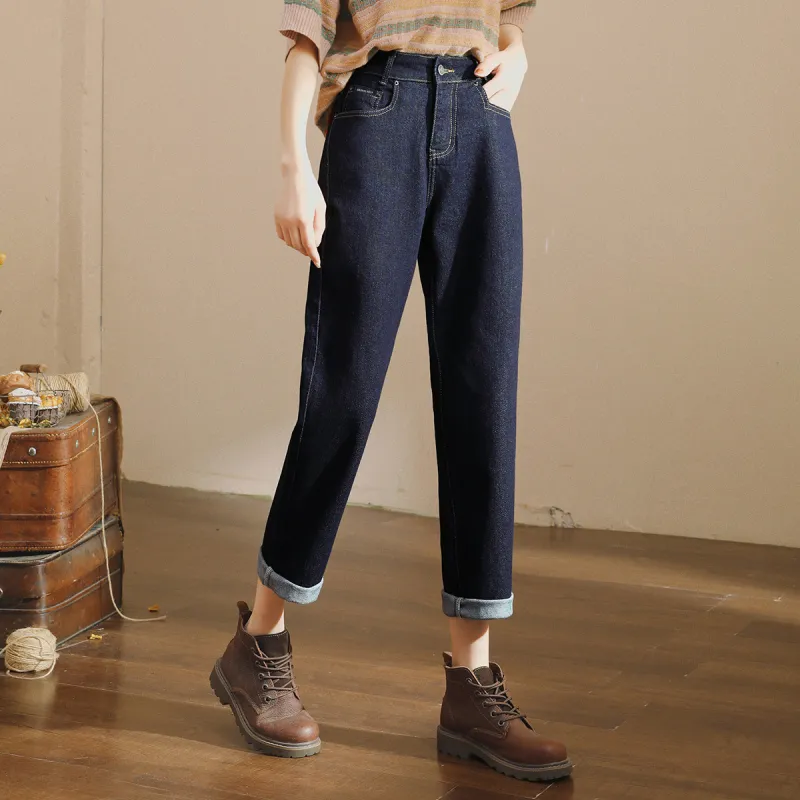 HIPPIEMISS Jeans Women's Black Blue-14