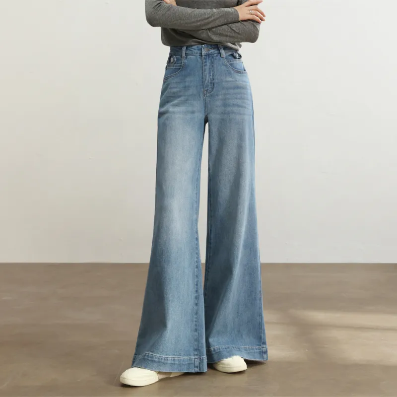 HIPPIEMISS Jeans Women's Light Blue-4
