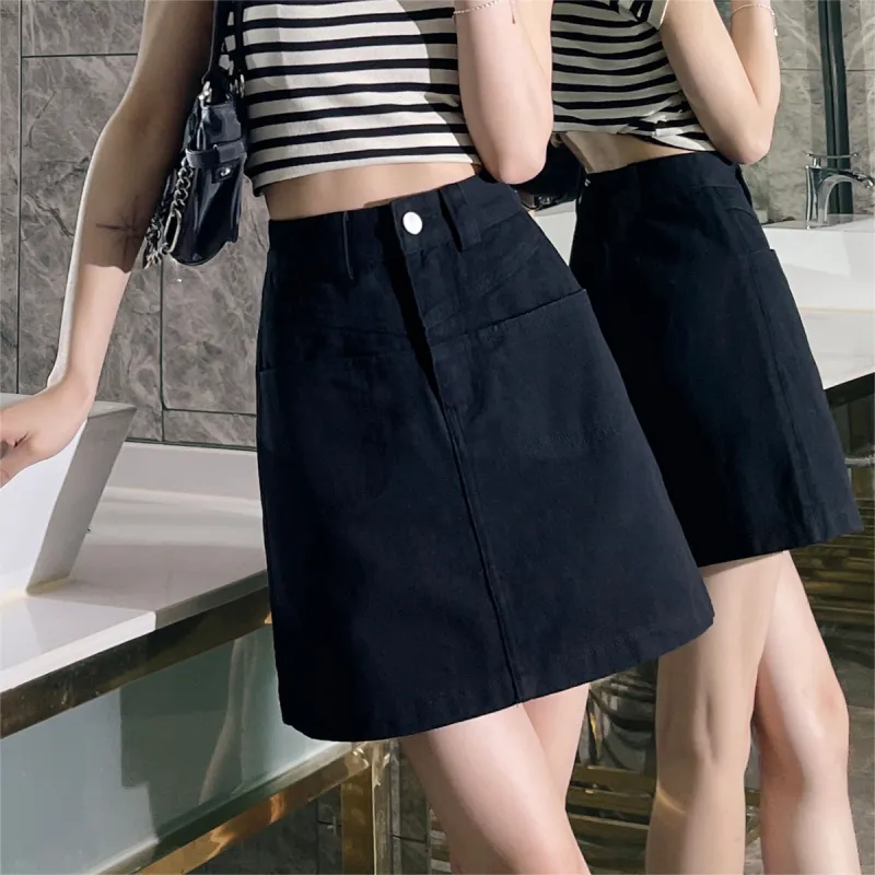 HIPPIEMISS Denim Short Skirts Women's-16