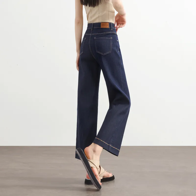 HIPPIEMISS Jeans Women's Normal Washed Blue-5