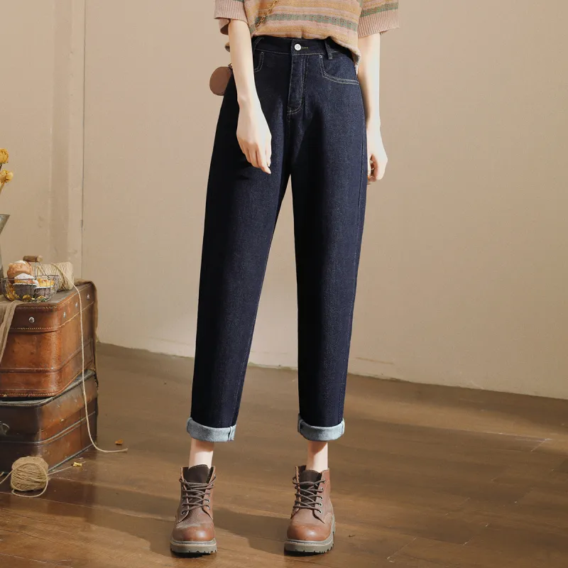 HIPPIEMISS Jeans Women's Black Blue-2
