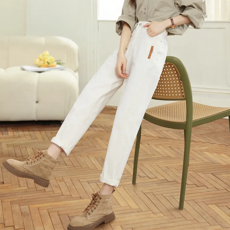 HIPPIEMISS Jeans Women's Apricot-2
