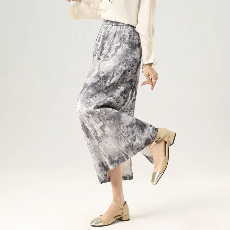 HIPPIEMISS Denim Long Skirts Women's Black-11