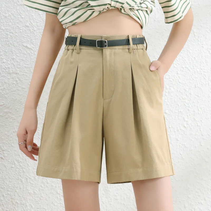 HIPPIEMISS Casual Short Skirts Women's Khaki-2