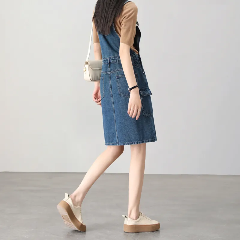 HIPPIEMISS Slip Dresses Women's Vintage Blue-5