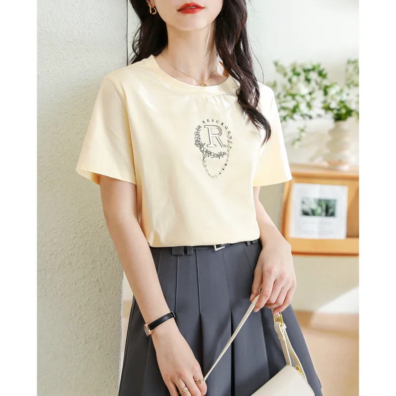 HIPPIEMISS T Shirts Women's Yellow-5