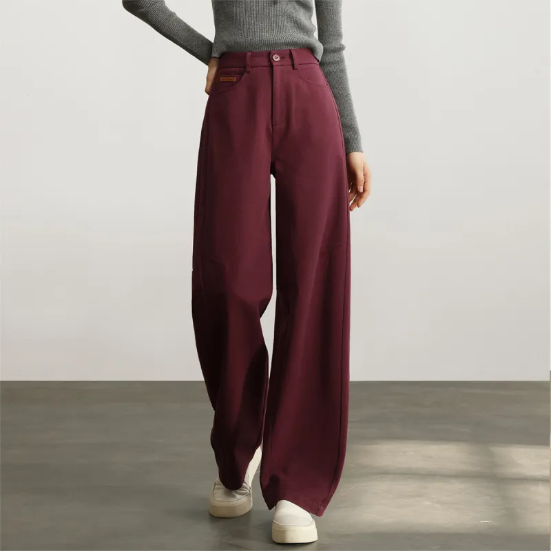 HIPPIEMISS Jeans Women's Dark Reddish Purple-2