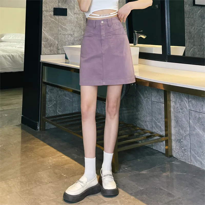 HIPPIEMISS Denim Short Skirts Women's-6