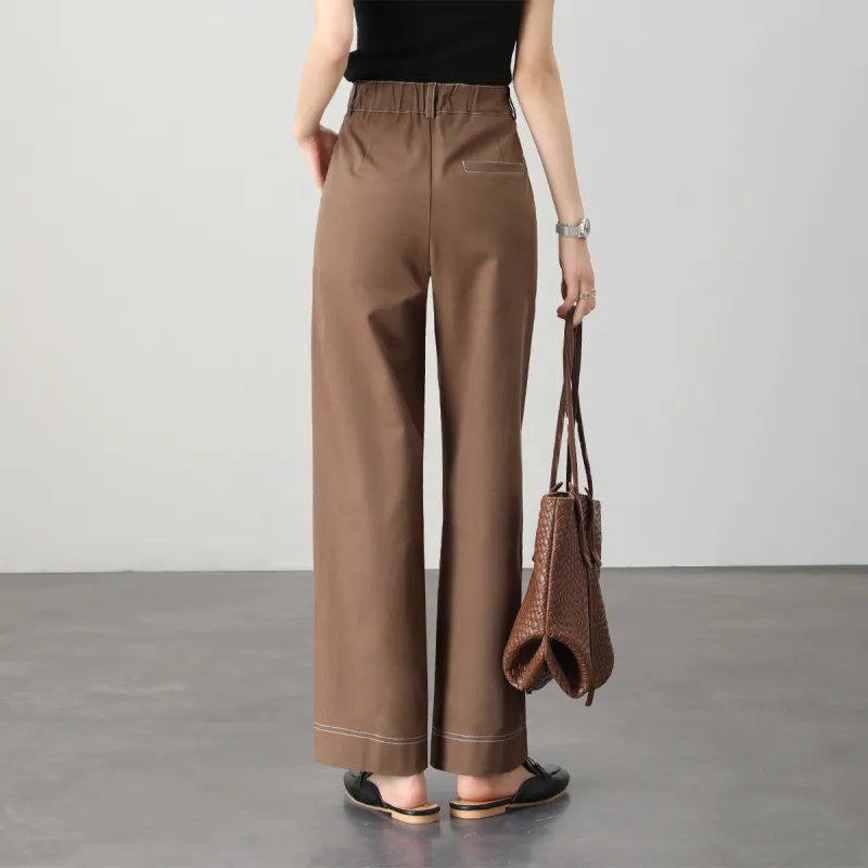 HIPPIEMISS Casual Pants Women's Coffee-5