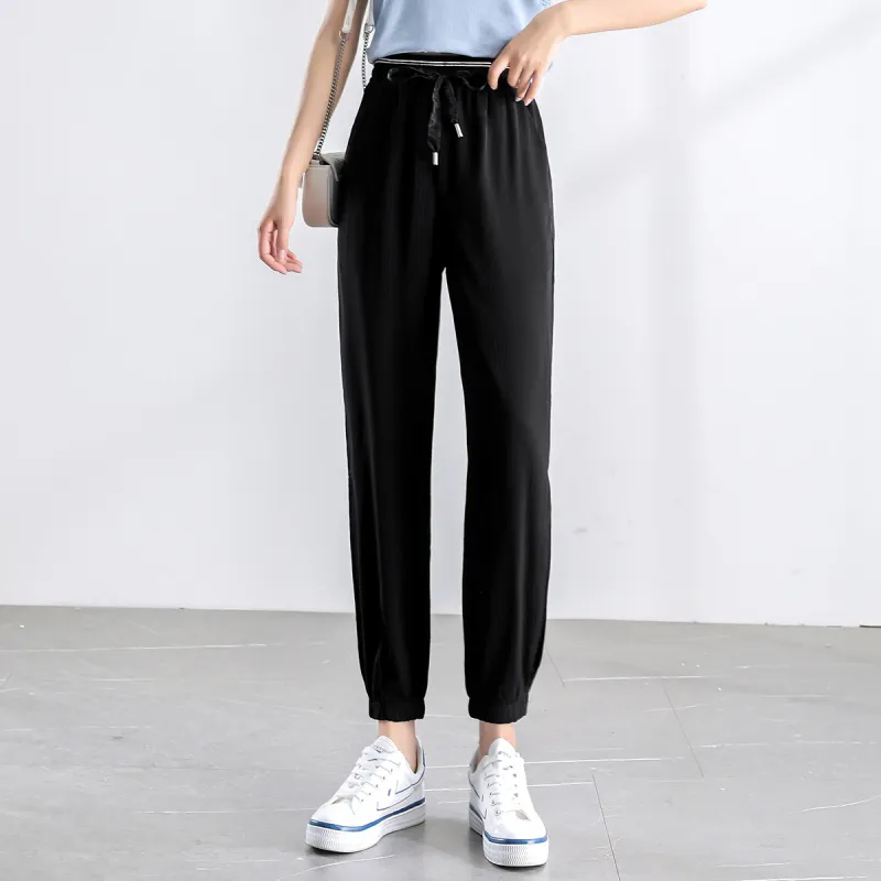 HIPPIEMISS Casual Pants Women's Black-2