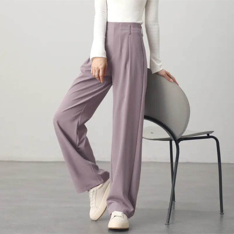 HIPPIEMISS Casual Pants Women's Taro Purple-5