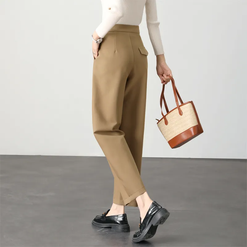 HIPPIEMISS Casual Pants Women's Khaki-3