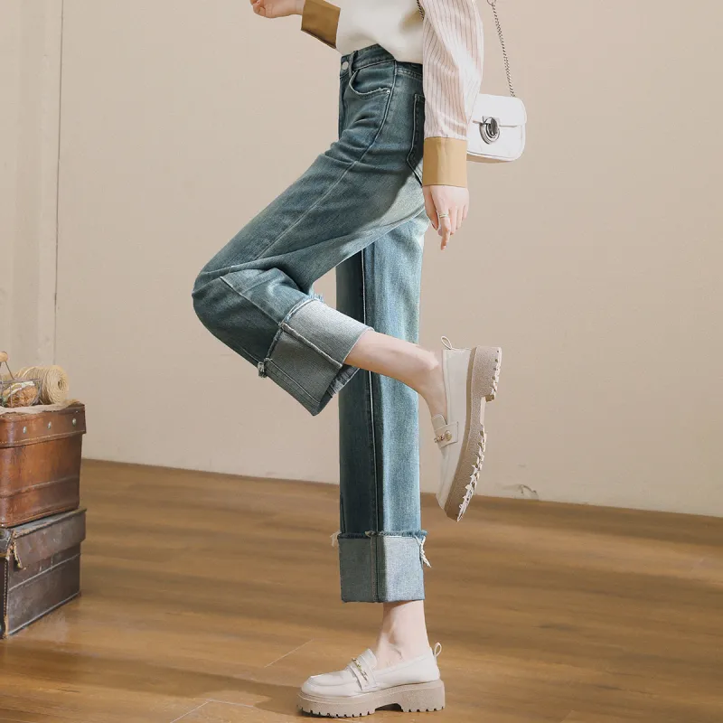 HIPPIEMISS Jeans Women's Vintage Blue-5