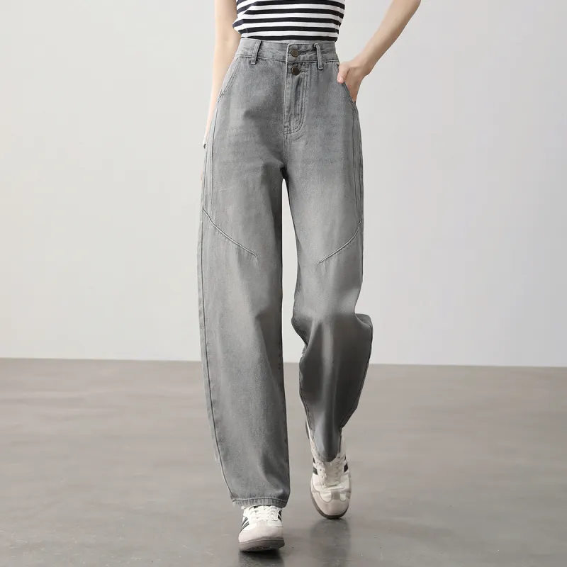 HIPPIEMISS Jeans Women's Light Gray-5