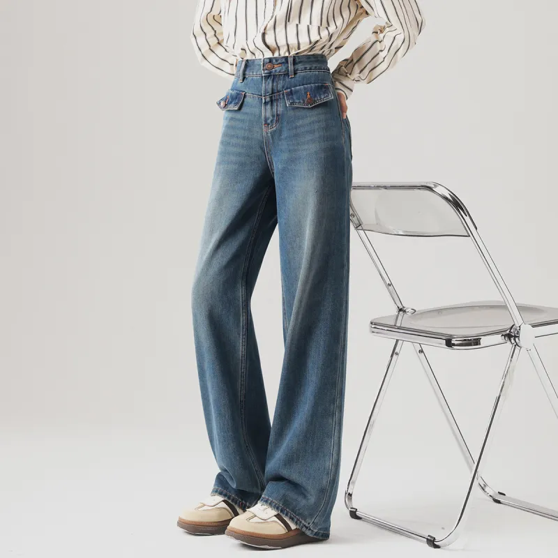 HIPPIEMISS Jeans Women's Cement Gray-4