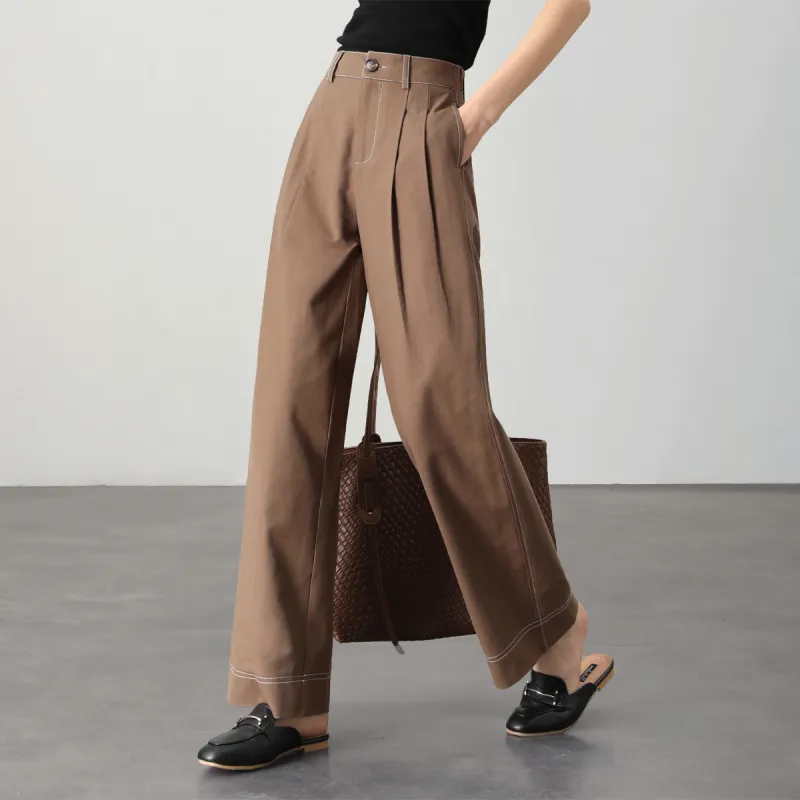 HIPPIEMISS Casual Pants Women's Coffee-4