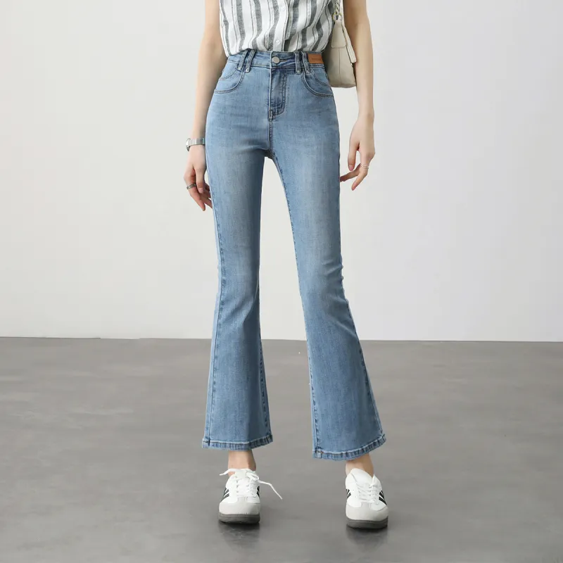 HIPPIEMISS Jeans Women's Vintage Light Blue-11