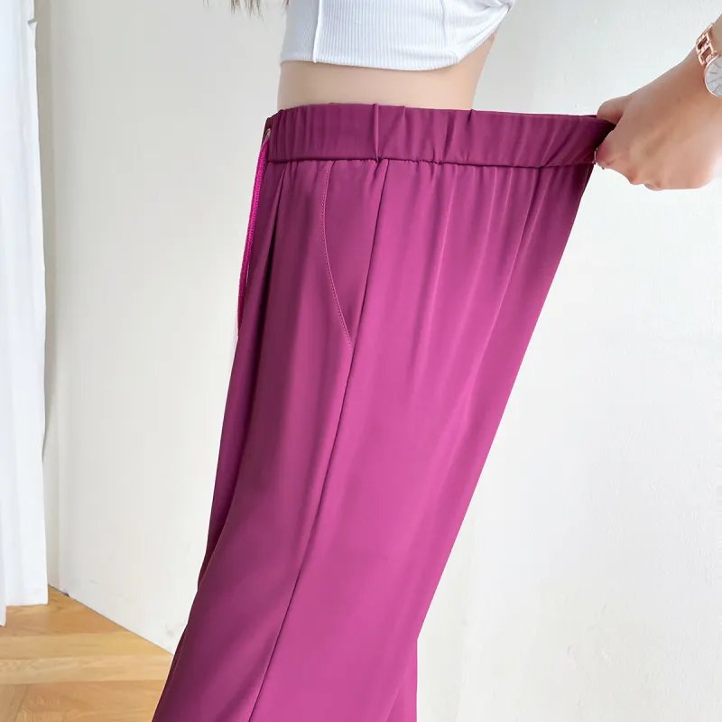 HIPPIEMISS Casual Pants Women's Dragon Fruit-4