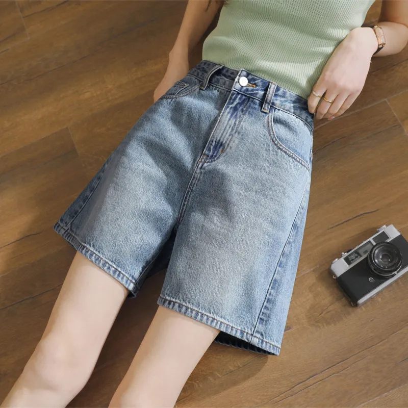 HIPPIEMISS Denim Shorts Women's Blue-8
