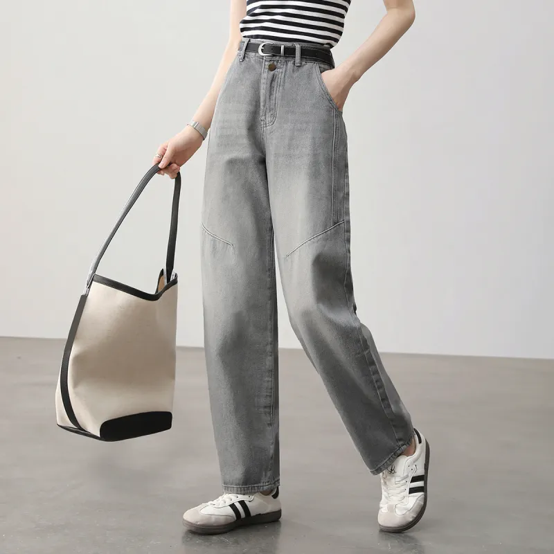 HIPPIEMISS Jeans Women's Light Gray-4
