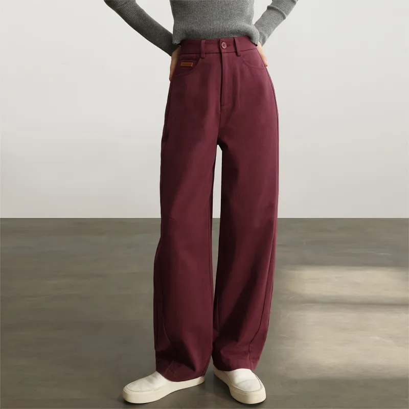 HIPPIEMISS Jeans Women's Dark Reddish Purple-5