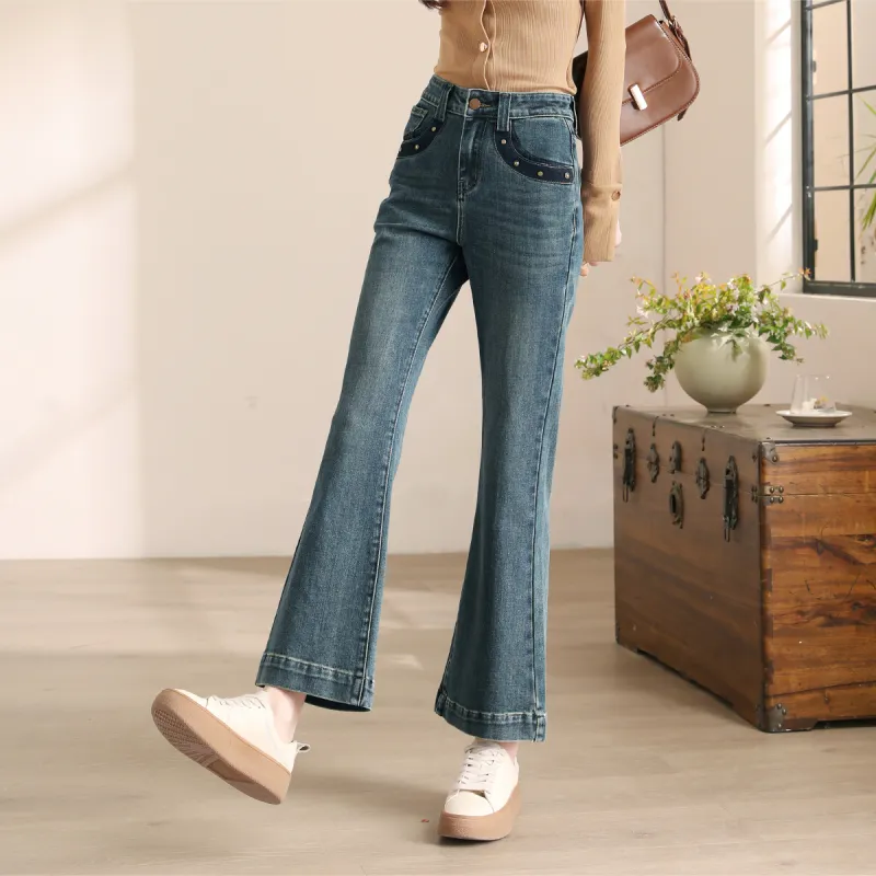 HIPPIEMISS Jeans Women's Vintage Blue-2