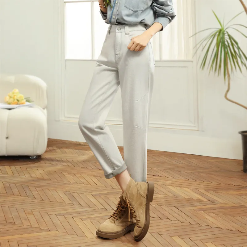 HIPPIEMISS Jeans Women's Apricot Gray-5
