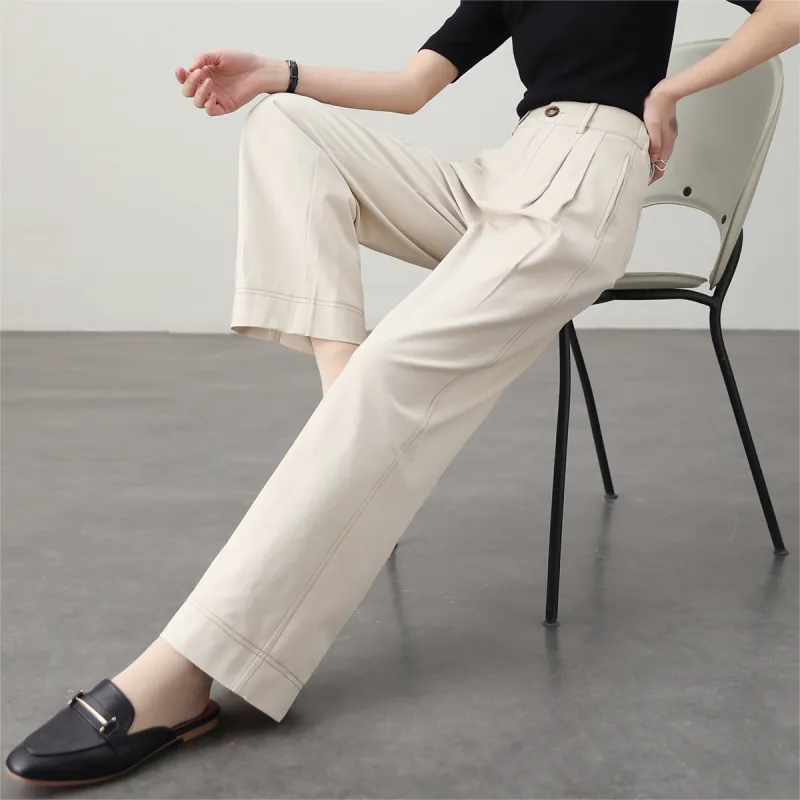 HIPPIEMISS Casual Pants Women's Coffee-14