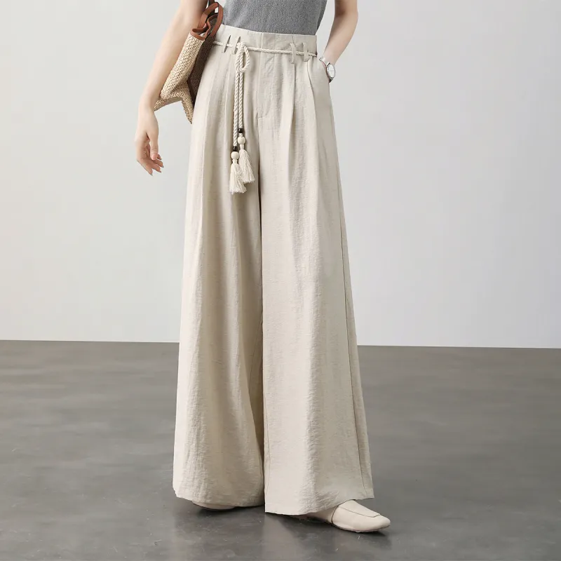 HIPPIEMISS Casual Pants Women's Hemp-8
