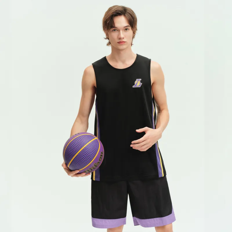 NBA Los Angeles Lakers Tank Tops Unisex Black-7